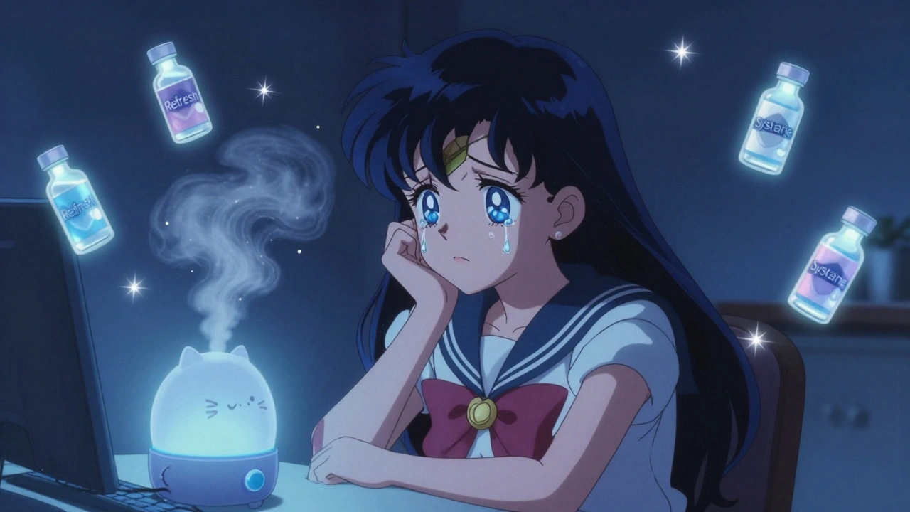 Dry Eye Management from Medications: Lubricants and Humidifiers