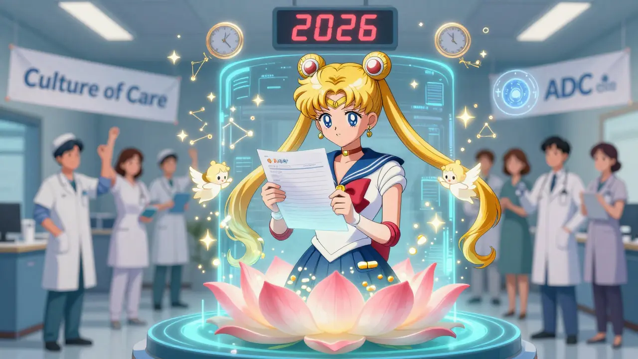 An anonymous report transforms into guardian angels removing hidden drugs, as staff celebrate under a 'Culture of Care' banner.